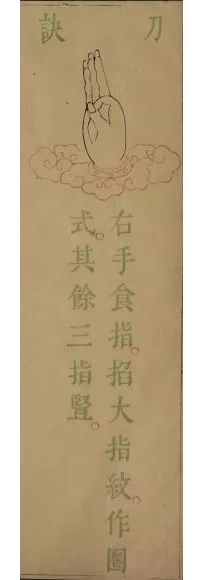 道教手诀：刀诀